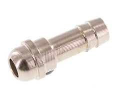 9 mm (3/8'') nickel plated Brass Hose Barb without Union Nut (G3/8'') 14.5mm [5 Pieces]