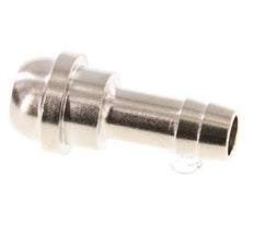 9 mm (3/8'') nickel plated Brass Hose Barb without Union Nut (G1/2'') 19.5mm [2 Pieces]