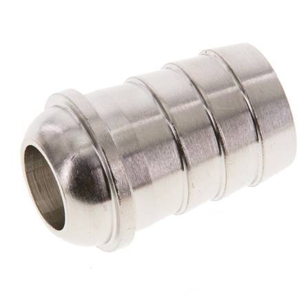 19 mm (3/4'') nickel plated Brass Hose Barb without Union Nut (G3/4'') 13.5mm [2 Pieces]