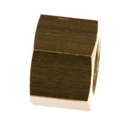 4/6/9mm (G3/8'') Brass Union Nut L14.5mm [5 Pieces]