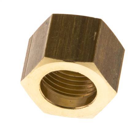4/6/9mm (G3/8'') Brass Union Nut L14.5mm [5 Pieces]