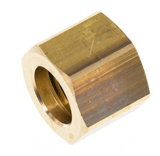 6/9/13mm (G1/2'') Brass Union Nut L20.5mm [2 Pieces]