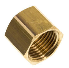 6/9/13mm (G1/2'') Brass Union Nut L20.5mm [2 Pieces]
