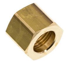 6/9/13mm (G1/2'') Brass Union Nut L20.5mm [2 Pieces]