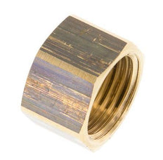 6/9/13mm (G1/2'') Brass Union Nut L16mm [5 Pieces]