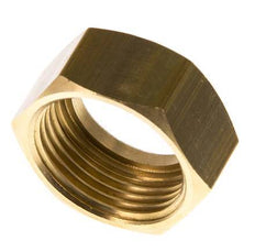 19mm (G3/4'') Brass Union Nut L13.5mm [2 Pieces]