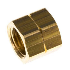 4/6mm (G1/4'' LH) Brass Union Nut L15.5mm [5 Pieces]