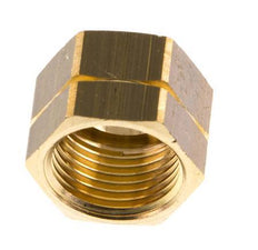 4/6/9mm (G3/8'' LH) Brass Union Nut L14.5mm [5 Pieces]