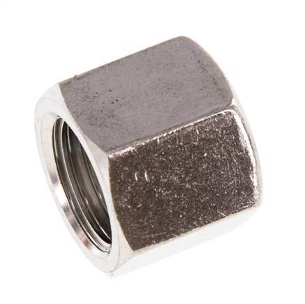 4/6/9mm (G1/4'') Stainless Steel Union Nut L14.5mm [2 Pieces]