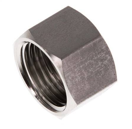6/9/13mm (G1/2'') Stainless Steel Union Nut L16mm