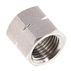 4/6/9mm (G1/4'' LH) Stainless Steel Union Nut L15mm