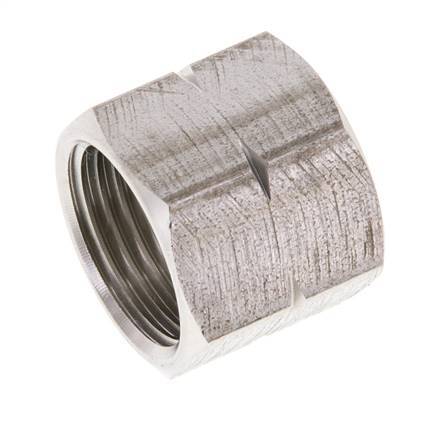4/6/9mm (G3/8'' LH) Stainless Steel Union Nut L16mm