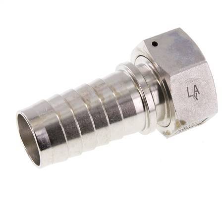 32x48 mm & G1-1/4'' Stainless Steel 1.4301 Hose Pillar with Union Nut DIN EN 14423 / DIN 2826