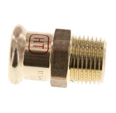 Press Fitting - 18mm Female & R 1/2'' Male - Copper alloy