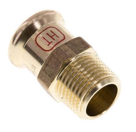 Press Fitting - 18mm Female & R 1/2'' Male - Copper alloy