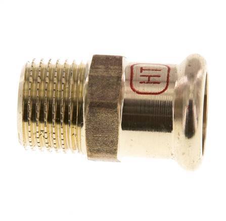 Press Fitting - 18mm Female & R 1/2'' Male - Copper alloy