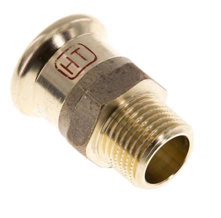 Press Fitting - 22mm Female & R 1/2'' Male - Copper alloy