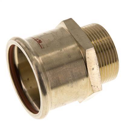 Press Fitting - 54mm Female & R 1-1/2'' Male - Copper alloy