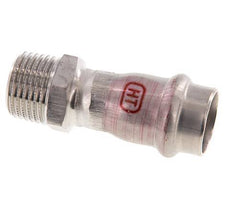 Press Fitting - 18mm Female & R 1/2'' Male - Stainless Steel