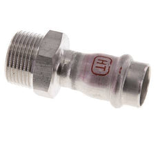 Press Fitting - 18mm Female & R 3/4'' Male - Stainless Steel
