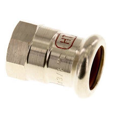 Press Fitting - 15mm Female & Rp 3/8'' - Copper alloy
