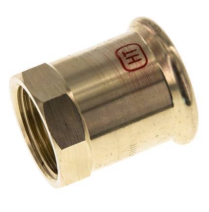 Press Fitting - 15mm Female & Rp 1/2'' - Copper alloy