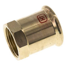 Press Fitting - 15mm Female & Rp 1/2'' - Copper alloy