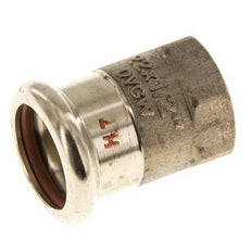 Press Fitting - 22mm Female & Rp 1/2'' Female - Copper alloy