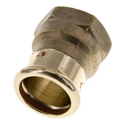 Press Fitting - 22mm Female & Rp 1'' Female - Copper alloy