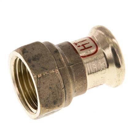 Press Fitting - 35mm Female & Rp 1'' Female - Copper alloy
