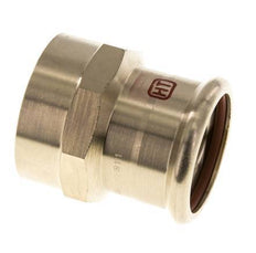 Press Fitting - 42mm Female & Rp 1-1/2'' Female - Copper alloy