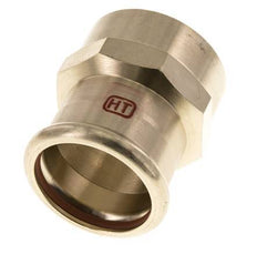 Press Fitting - 42mm Female & Rp 1-1/2'' Female - Copper alloy