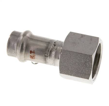 Press Fitting - 15mm Female & Rp 3/4'' Female - Stainless Steel