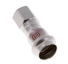 Press Fitting - 22mm Female & Rp 1/2'' Female - Stainless Steel