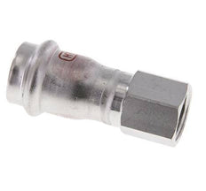 Press Fitting - 22mm Female & Rp 1/2'' Female - Stainless Steel