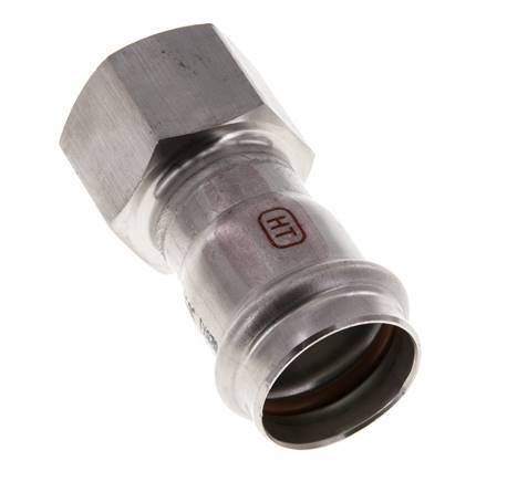 Press Fitting - 28mm Female & Rp 1'' Female - Stainless Steel