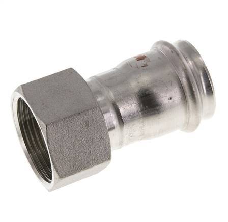 Press Fitting - 35mm Female & Rp 1-1/4'' Female - Stainless Steel