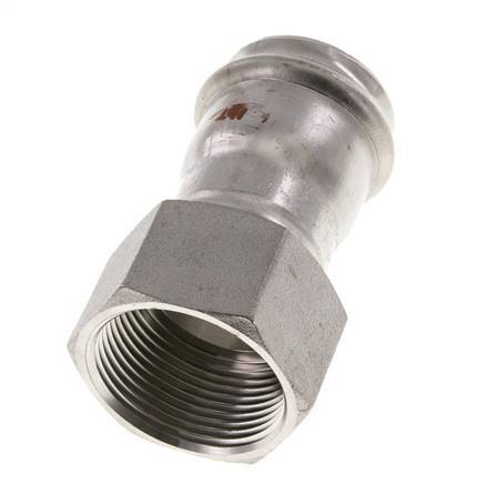 Press Fitting - 35mm Female & Rp 1-1/4'' Female - Stainless Steel
