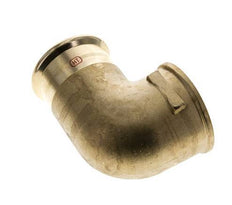 90deg Elbow Press Fitting - 54mm Female & Rp 2'' Female - Copper alloy