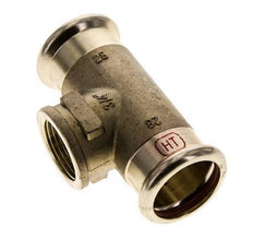 Tee Press Fitting - 28mm Female & Rp 3/4'' Female - Copper alloy