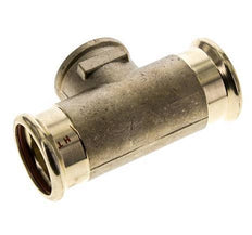 Tee Press Fitting - 35mm Female & Rp 1'' Female - Copper alloy