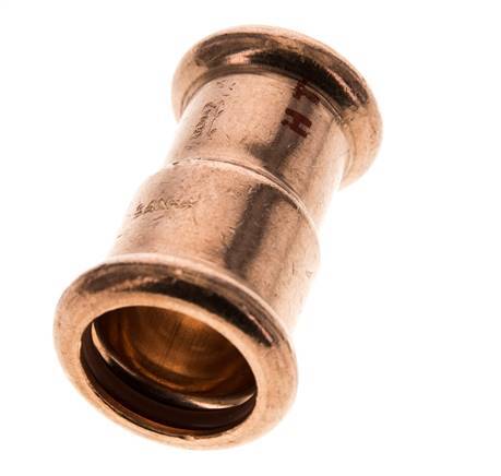 Press Fitting - 15mm Female & 18mm - Copper alloy