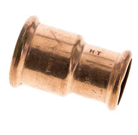 Press Fitting - 28mm Female & 35mm - Copper alloy