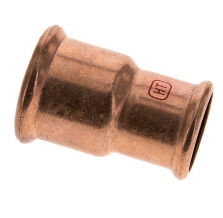 Press Fitting - 35mm Female & 42mm - Copper alloy