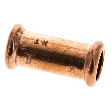 Press Fitting - 15mm Female - Copper alloy Long