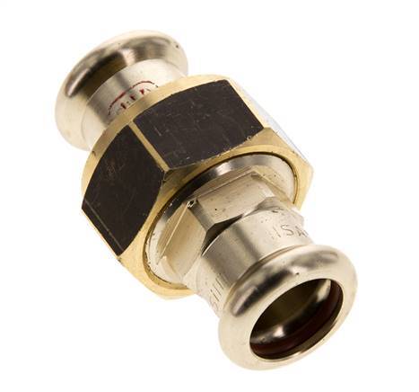 Union Press Fitting - 15mm Female - Copper alloy Flat Sealing