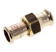 Union Press Fitting - 18mm Female - Copper alloy Flat Sealing