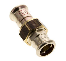 Union Press Fitting - 18mm Female - Copper alloy Flat Sealing