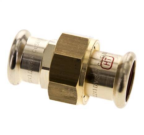 Union Press Fitting - 22mm Female - Copper alloy Flat Sealing