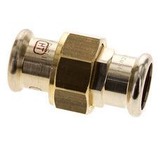 Union Press Fitting - 22mm Female - Copper alloy Flat Sealing